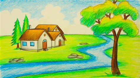 Drawing Of Nature Beauty Easy : You can edit any of drawings via our