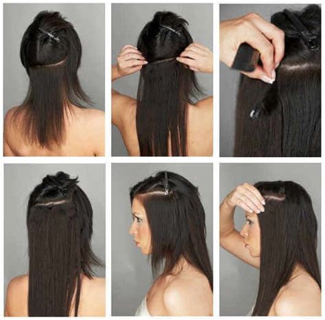 How To Apply Clip In Hair Extensions