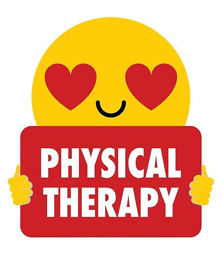 Physical Therapy Emoji Heart Eye Shirt T Shirt Tee Posters By
