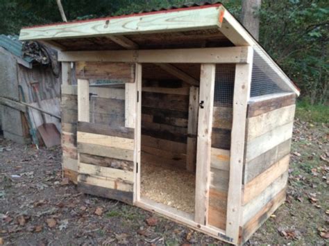 I was surprised it only took one coat, and covered all the printing on the plywood. How to Build a Pallet Chicken Coop: 20 DIY Plans | Guide Patterns