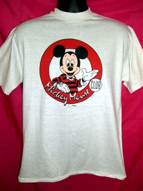 Sold Vintage Mickey Mouse Club Medium White T Shirt