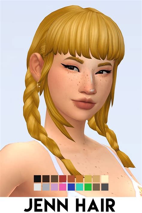 Elliandra Sims 4 Characters Sims Hair Sims 4 Hair Maxis Match
