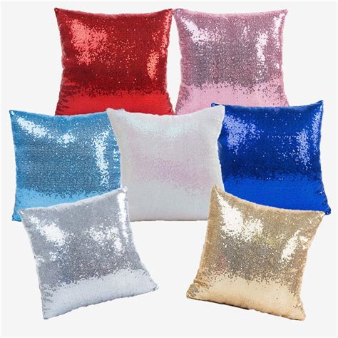 Glitter Mermaid Sequins Pillow Case Luxury Sofa Cushion Cover