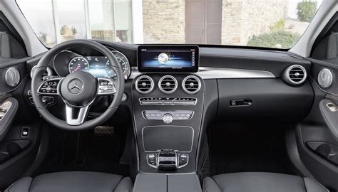 2018 Mercedes C Class Estate Facelift Dashboard Interior