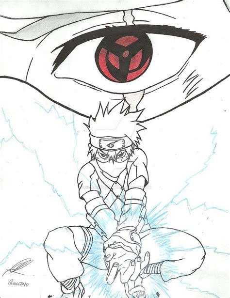 Kakashi Full Body Naruto Drawing