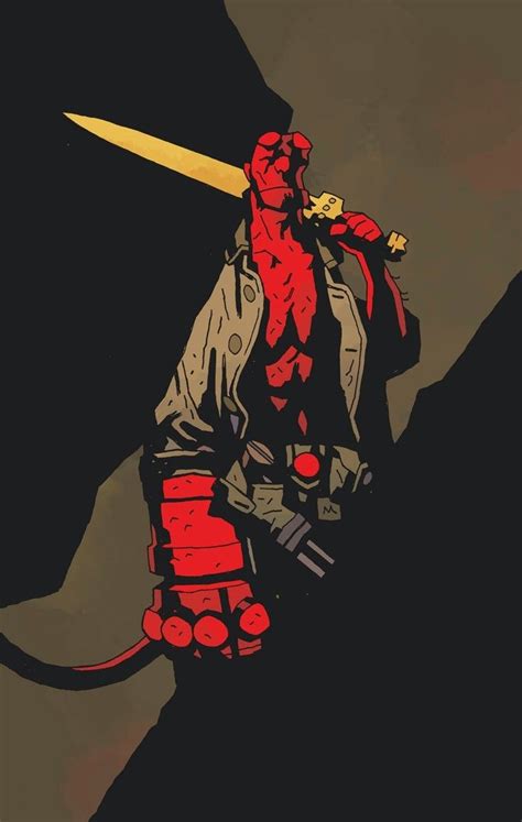 Hellboy Figure Artwork Comic Book Characters Comic Character Comic