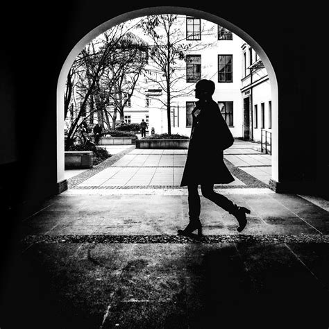 Free Images Silhouette Light Black And White People Street Urban