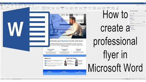How To Create A Poster In Word ¦ Make A Poster In Microsoft Word 2019