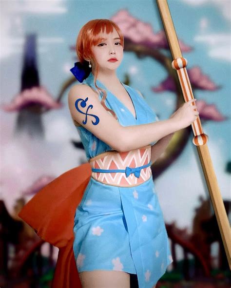 One Piece Nami Gets A Cosplay From Wano Country Pledge Times