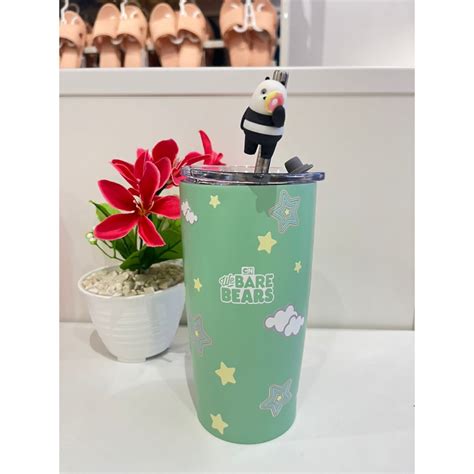 Jual Tumbler Miniso 530ml We Bare Bears Collection With Straw 40 Wbb