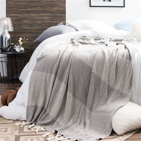 Buy Grey Throws And Blankets High Quality Soft Blanket