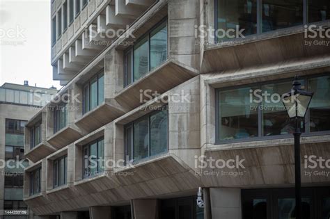 London Brutalism Architecture Ministry Of Justice Stock Photo