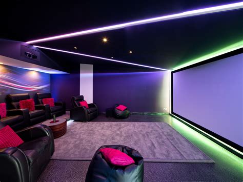 Home Cinema Contemporary Home Theater Other By Majik House Houzz