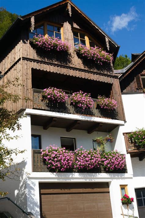 421 Hallstatt Town Traditional Wooden Houses Austria Europe Photos