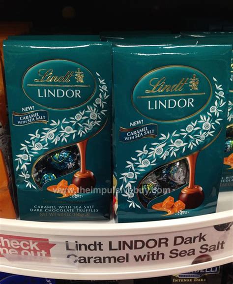 Lindt milk chocolate with caramel and sea salt. Lindt Lindor Caramel with Sea Salt Dark Chocolate Truffles ...