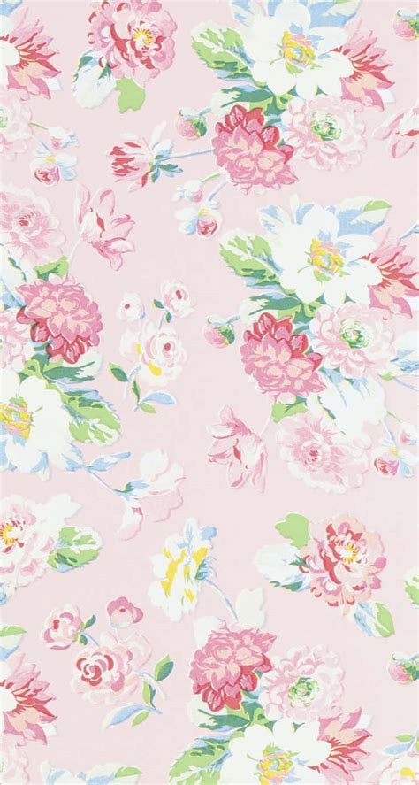Download Light Pink Floral Iphone Wallpaper