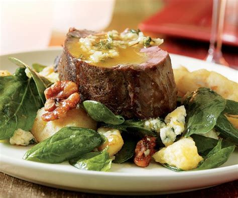 Unfortunately cooking beef tenderloin in a slow cooker is not the most ideal way nor is it going to easy and delicious! Warm Potato Salad with Gorgonzola, Baby Spinach & Walnuts | Recipe | Tenderloin roast, Beef ...