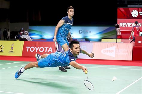 badminton taiwan s lee yang chi lin continue to terrorise malaysian pairs the star