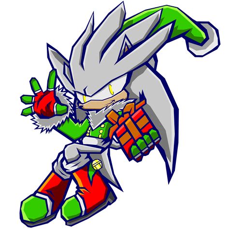 Christmas Silver Sonic Battle By Cerberean On Deviantart