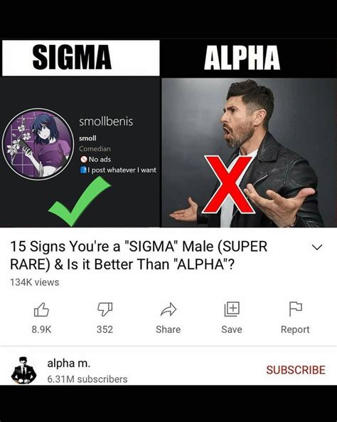 Smollbenis Is A Sigma Male 15 Signs Youre A Sigma Male Know Your