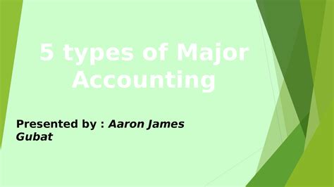 Accounting Titles Major Accounts And Business Finance Topics Docsity