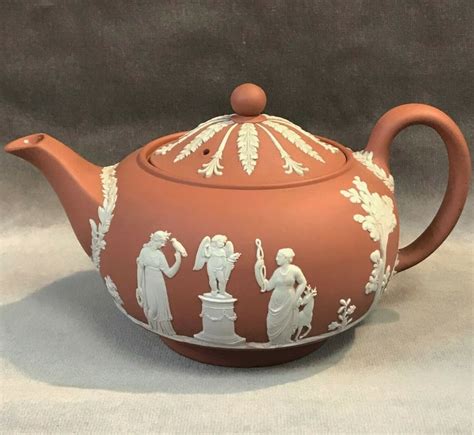 5 1/4 tall x approximately 4 1/2 wide at sold#2153 wedgwood blue jasperware tea setsold. Wedgwood Jasperware Tea Pot in 2020 | Wedgwood pottery ...