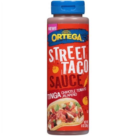 ortega tinga chipotle tomato jalapeño street taco sauce 8 oz ralphs