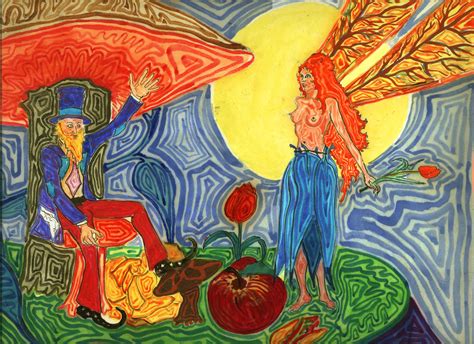 2013 Fairy and goblin 1971 | Found artworks photographed put… | Flickr