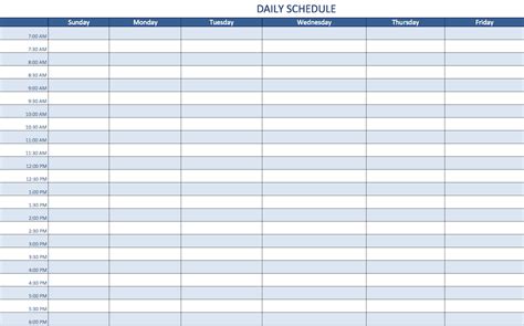 You can choose the start day and the start hour. Free Excel Schedule Templates for Schedule Makers