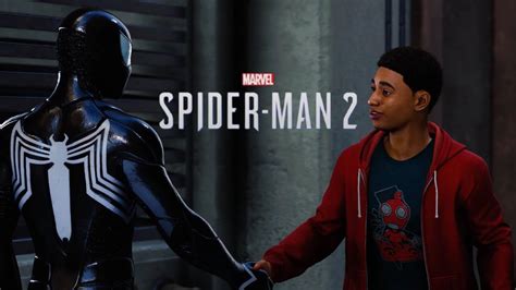 Spider Man S New Symbiote Suit Spiderman Saves And Teaches Miles Spider Man Pc Mod Showcase