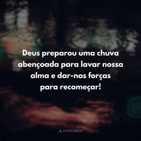 Frases De Chuva Abençoada