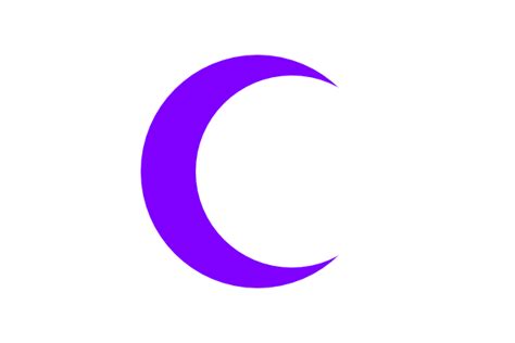 Purple Crescent Clip Art At Vector Clip Art Online Royalty