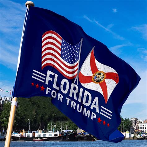 Florida For Trump 3 X 5 Flag Limited Edition Dual Flags Republican Dogs