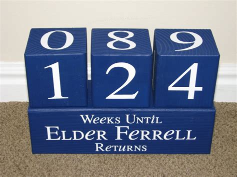 ammon 15th ward relief society project 12 missionary countdown blocks