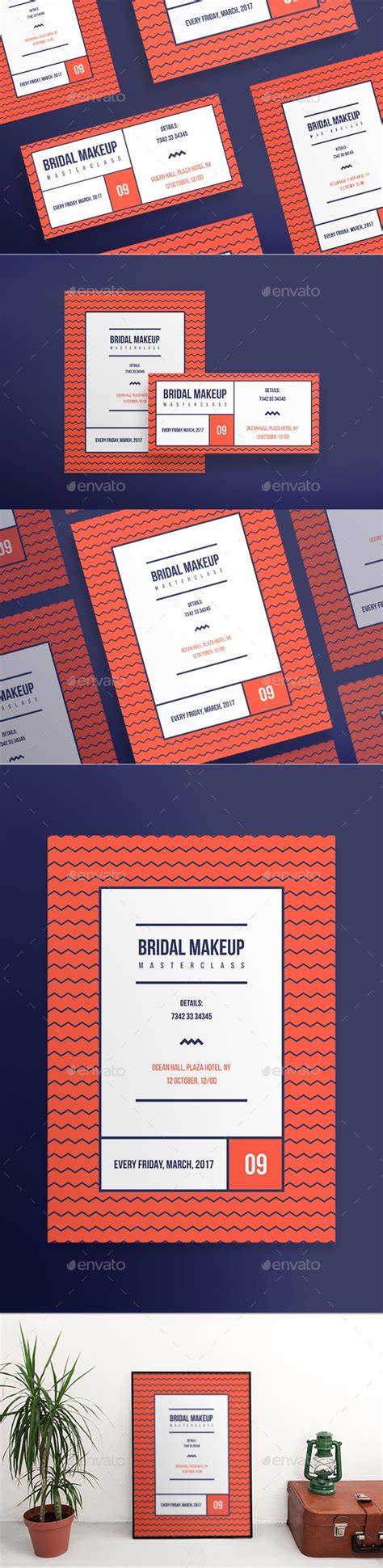 Bridal Makeup Flyers By Ambergraphics Graphicriver