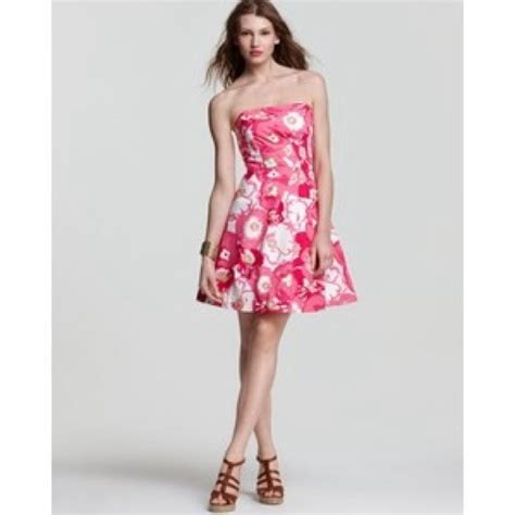 Lilly Pulitzer Dresses Lilly Pulitzer Bloom Floral Strapless Dress