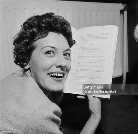 British Actress Dancer And Singer Anne Rogers With A Script On News Photo Getty Images