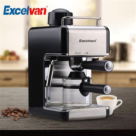 Excelvan 4 Cup 800w 35bar Mini Steam Espresso And Cappuccino Coffee