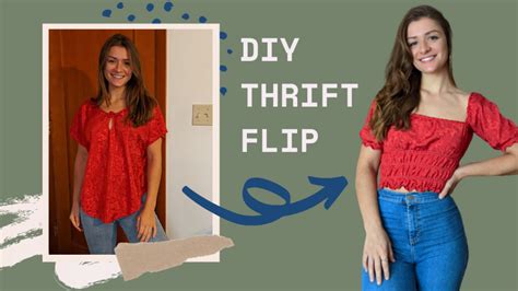 Thrift Flip How To Upcycle An Ugly Old Top Into This Travel Her Style