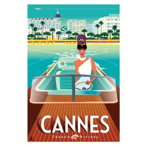 Affiche Tirage Dart Cannes French Riviera Monsieur Z Insolite