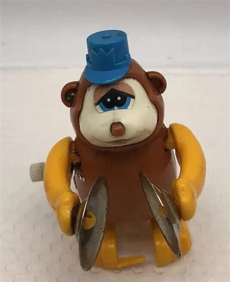Tomy Vintage Not So Grand Band Wind Up Toy Monkey With Cymbals