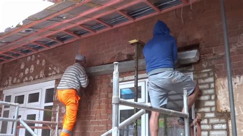 How To Install Concrete Lintel Part 2 Youtube