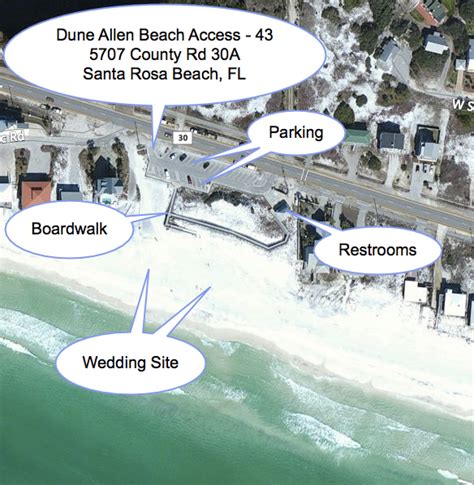 The holiday home comes with 4 bedrooms, a tv with satellite. Dune Allen Beach Weddings | Santa Rosa, FL Wedding ...