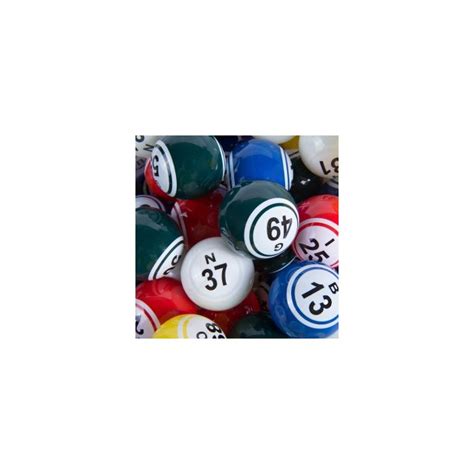 Trumax Bingo Ball Set Single Color Double Numbered