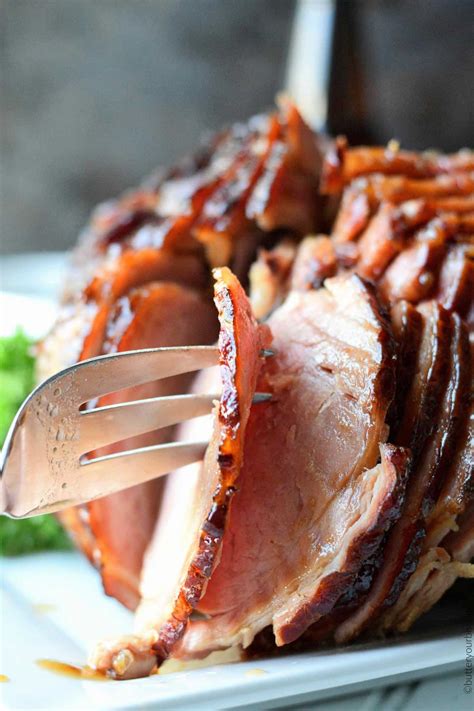 Preheat the oven to 325 degrees. Root Beer Glazed Spiral Ham - Butter Your Biscuit