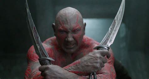 Dave Bautista Drax In ‘guardians Of The Galaxy On His Makeup And