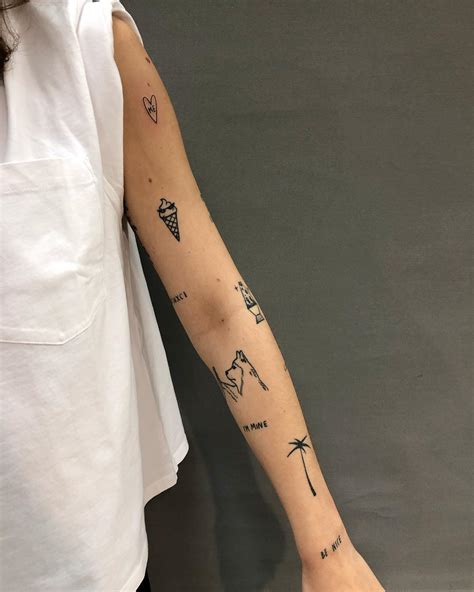 Cloverpoke Random Handpokes Tattoos On Arm Tiny Tattoo Inc