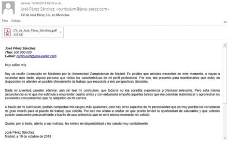 Modelo Carta Envio De Curriculum Vrogue