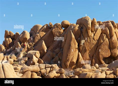 Jumbo Rocks At Joshua Tree National Park Mojave Desert Stone