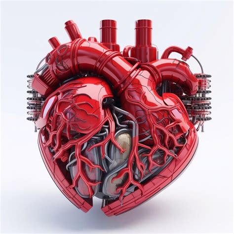 Premium Ai Image Unique Robotic Internal Organ Heart Protocol Systems